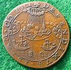 Netherlands/England, Rheinberg Captured & the Defence of Ostend, bronze jeton 1601