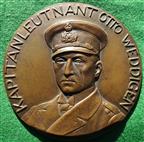 Germany, Great War, Otto Weddigen, large bronze medal, sinking of HMS Aboukir, Cressy & Hogue 1914