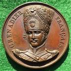 France, Napoleon, The Hundred Days, French Grenadier 1815, bronze medal