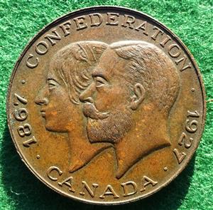 Canada, Confederation 50th Anniversary 1927, bronze medal