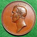 Duke of Wellington appointed Warden of the Cinque Ports 1839, bronze medal