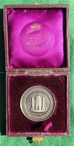 Newbury (Berkshire), Art & Industrial Exhibition 1884, silver prize medal