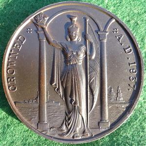 George VI & Queen Elizabeth, Coronation 1937, bronze medal