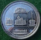 Scotland, Edinburgh International Exhibition 1886, white metal medal