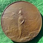 South African (Boer) War, Memorial medal 1900, bronze, by Emil Fuchs