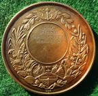 France, Pas de Calais silver-gilt prize medal circa 1900, by Daniel Dupuis