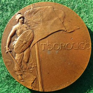 France, Great War, Field Marshal Lord Kitchener, bronze memorial medal 1916 by J-P Legastellois