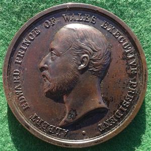 London, Colonial & Indian Exhibition 1886, bronze medal by LC Wyon