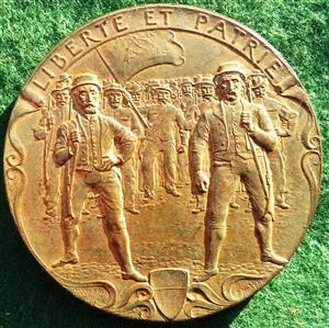 Switzerland, Lausanne Carabiniers, 75th Anniversary Shoot 1900, bronze medal