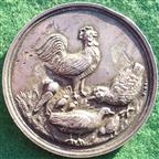 Austria, Vienna, First Austro-Hungarian Poultry Society, silver medal circa 1900