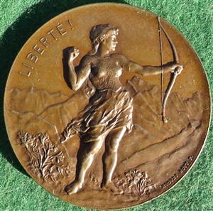 Switzerland, Geneva, Shooting Medal 1896, bronze