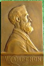 France, Vernon Campenon, surgeon, laudatory bronze medal (1905) by A Morlon