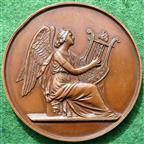 Crystal Palace, Centenary of Handel�s Death 1857, bronze medal by Pinches