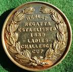 Oxfordshire, Henley Royal Regatta, Ladies Challenge Cup, silver-gilt prize medal