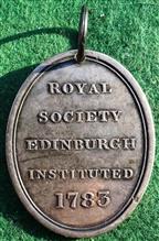 Scotland, Edinburgh, Royal Society instituted 1783, Members Medal (John Craig 1823), silver