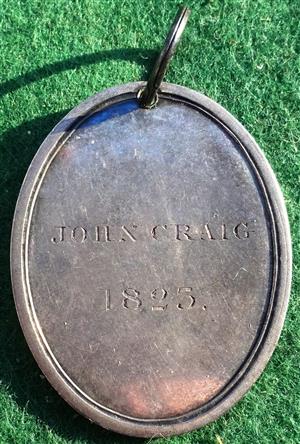 Scotland, Edinburgh, Royal Society instituted 1783, Members Medal (John Craig 1823), silver