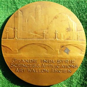 Belgium, Centenary of Kingdom, Lige Exposition Internationale 1930, bronze medal