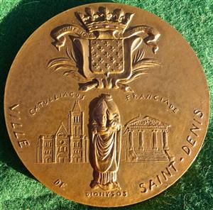 France, St Denis, large bronze medal 1976