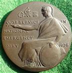 General Strike Service Medal 1926, bronze medal
