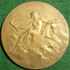 France, Automobile Club de France, 9th Salon de lAutomobile 1906, silver-gilt prize medal by J-B Daniel-Dupuis, 68mm, in contemporary plush case