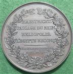 France, General Kleber, Napoleonic commander, bronze medal by Dubois, struck circa 1821