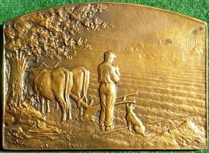 France, “L’Angelus”, bronze medal by Georges Dupré