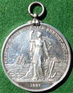 Hearts of Oak Juvenile Benefit Society, Silver Services Medal 1887