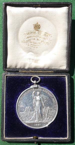 Hearts of Oak Juvenile Benefit Society, Silver Services Medal 1887