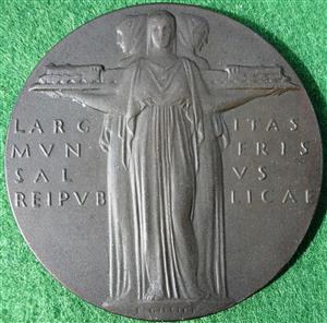 General Strike 1926, London Midland & Scottish Railway Company, bronze medal by Elizabeth Gillick