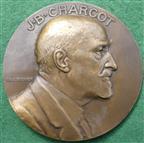 France, Jean-Baptiste Charcot, Explorer, Death (1936), bronze medal by Emile Lindauer after P Richter