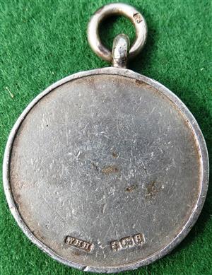 Football, silver prize medal hallmarked 1917