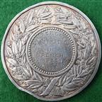 Ireland, Board of Intermediate Education, large silver prize medal awarded 1882, by JS & AB Wyon