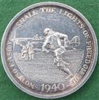 Sir Winston Churchill, Death 1965 & Battle of Britain 25th  Anniversary, silver medal