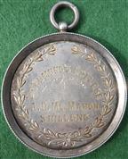 India, Shillong, St Edmund�s College, silver prize medal awarded 1928 for Urdu