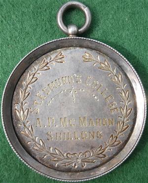 India, Shillong, St Edmund&rsquo;s College, silver prize medal awarded 1928 for Urdu