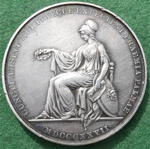 London, University College, silver prize medal 1827