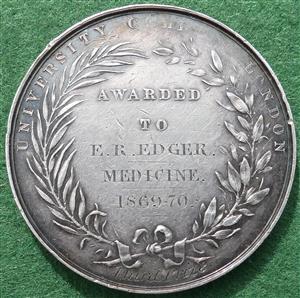London, University College, silver prize medal 1827
