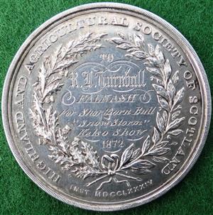 Highland and Agricultural Society of Scotland, silver prize medal by Kirkwood
