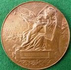 France, Exposition Universelle (World�s Fair) 1889, bronze medal by Louis Bott�e, named to Besseli�vre
