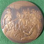 France, Auguste Renoir, �Le D�jeuner des Canotiers�, uniface bronze medal 1977
