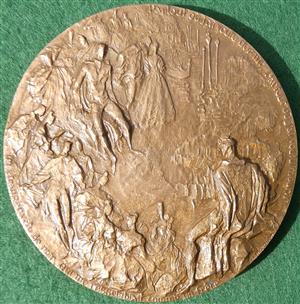 France, Alfred de Musset, Poet and Playwright (1810-1857), bronze medal 1975