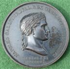 France, Napoleon, Battle of Jena 1806, bronze medal by L Manfrdini