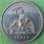 France, Napoleon, Battle of Jena 1806, bronze medal by L Manfrdini