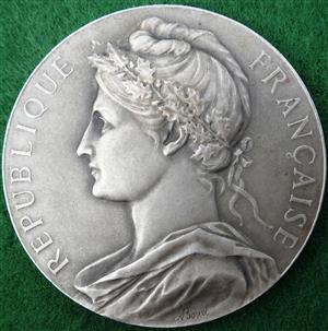 France, Ministry of Commerce and Industry, silver prize medal circa 1900 by A Borrel
