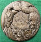 �Homage to Collectors�, cast bronze medal by John Lobban for the British Art Medal Society