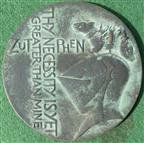 Netherlands / England, Sir Philip Sidney, Elizabethan Poet and Soldier, 400th  Anniversary of Death 1986, bronze medal by C Nijland