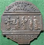 Wolverhampton, Art Gallery Centenary 1984, cast bronze medal by Ron Dutton