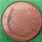 Cornwall, Helston school prize medal circa 1820