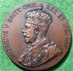 George V, British Empire Exhibition 1924, bronze medal by B Mackennal & P Metcalfe
