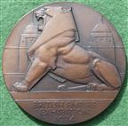 George V, British Empire Exhibition 1924, bronze medal by B Mackennal & P Metcalfe